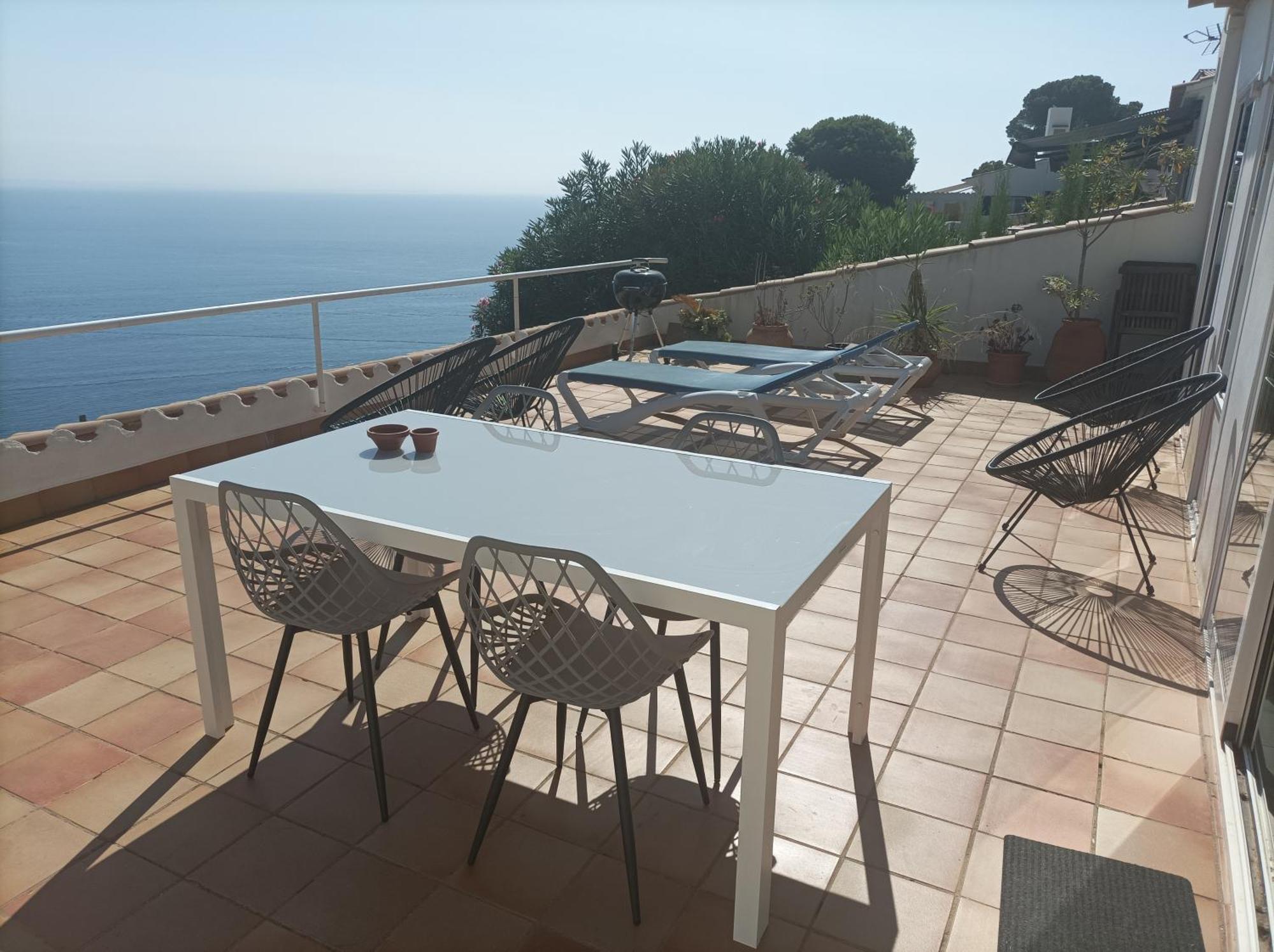 "La Terrasse De La Mer 8" -Climatisation-Wifi-Bbq -Piscine-Parking Begur Exterior photo