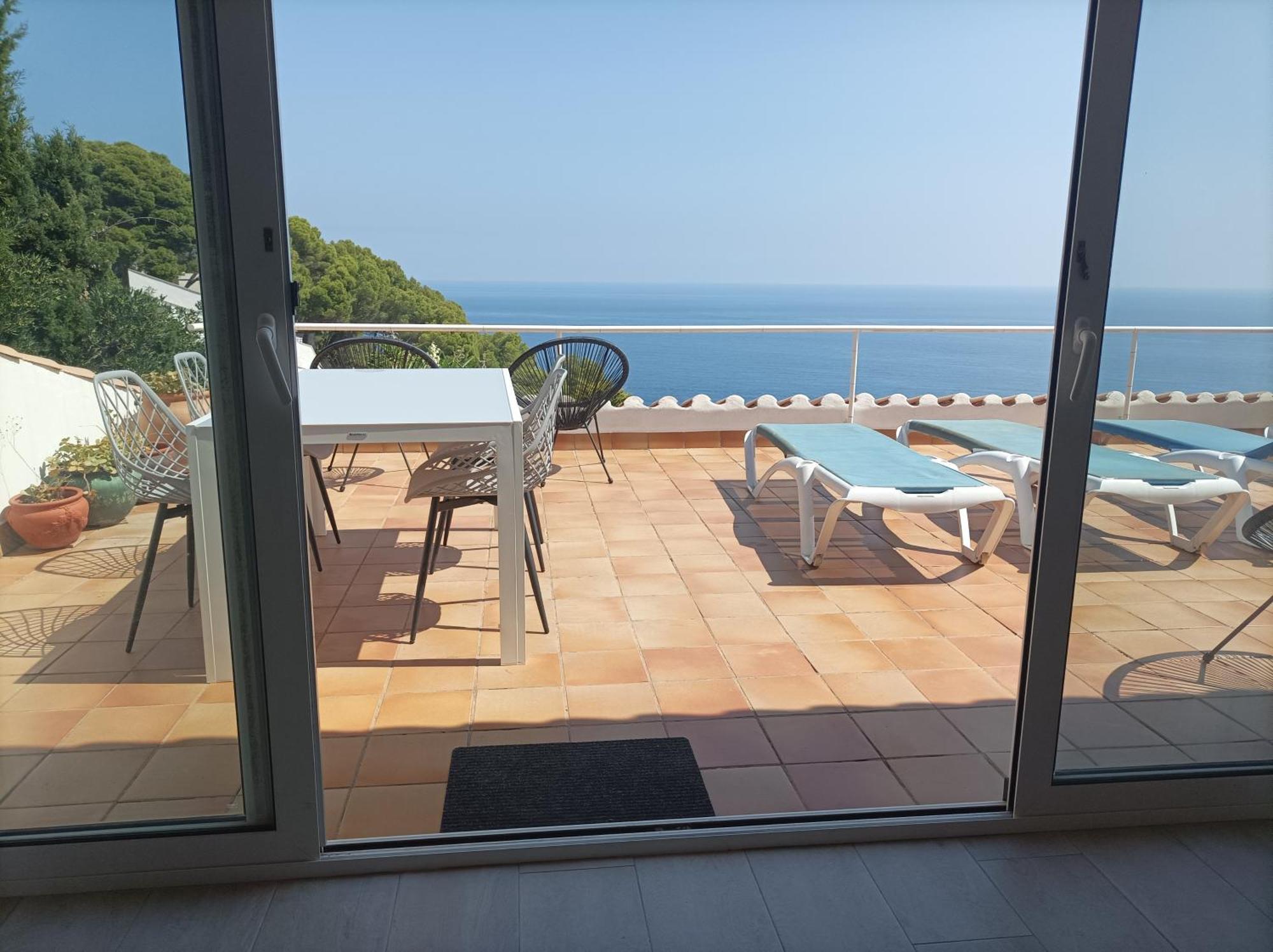 "La Terrasse De La Mer 8" -Climatisation-Wifi-Bbq -Piscine-Parking Begur Exterior photo